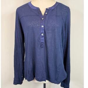 Tommy Bahama 100% Linen Silk Trim Women’s Large | Beach Cover | Coastal Grandma